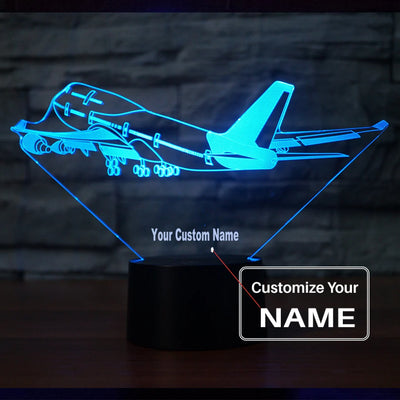 Departing Boeing 747 3D Lamps aviation themed 3D night lamp, premium acrylic with LED.