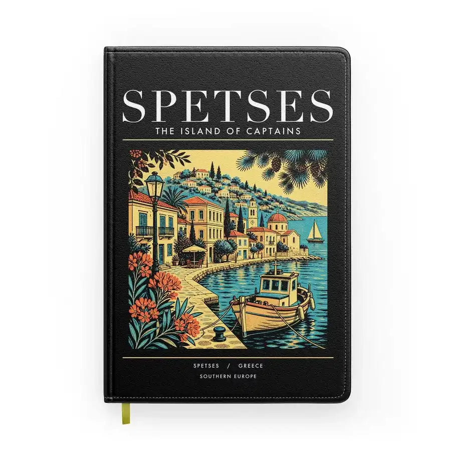 SPETSES - Poster - Notebook - Black