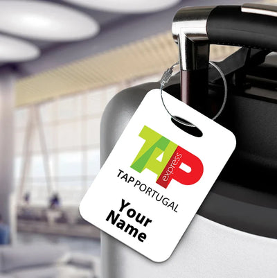 TAP Portugal Airlines aviation print acrylic luggage tag, durable acrylic.