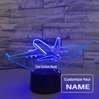 Thumbnail for Cruising Boeing 737 aviation themed 3D night lamp, premium acrylic with LED.
