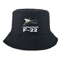 Thumbnail for The Fighter Jet 22 Silhouette summer hat - black