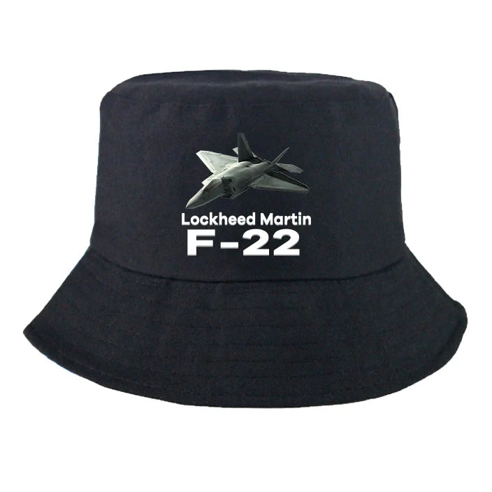 The Fighter Jet 22 Silhouette summer hat - black