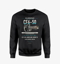 Thumbnail for CF6-50 design on black sweatshirt