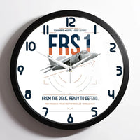 Thumbnail for British Aerospace Sea Harrier FRS.1 design on white framed wall clock