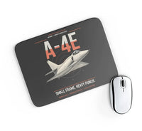 Thumbnail for A-4E Skyhawk design on black rectangle mouse pad