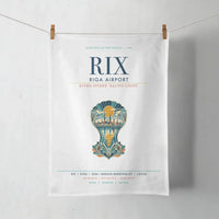 Thumbnail for Riga Airport (RIX) design on white towel