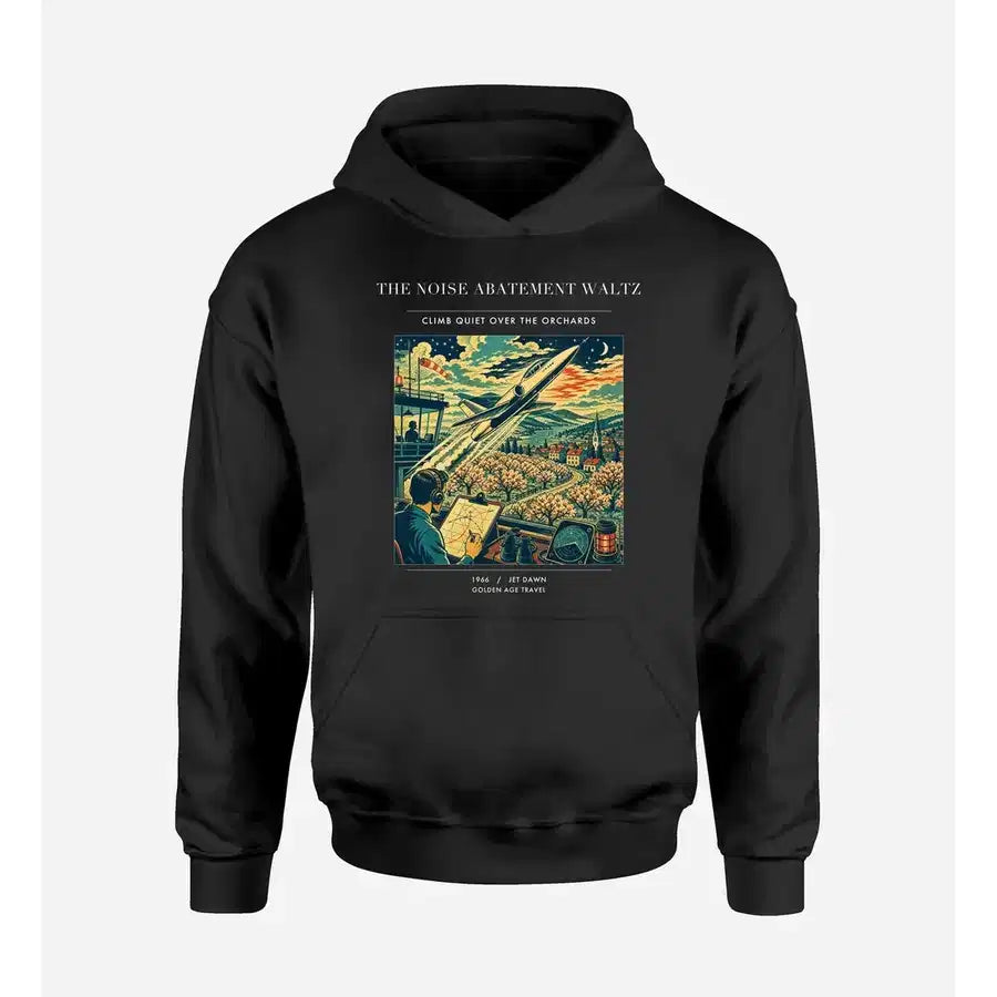 VINTAGE G4463 - The Noise Abatement Waltz - Premium Hoodie design on black premium