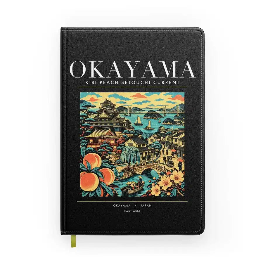 OKAYAMA - Poster - Notebook - Black