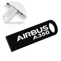 Thumbnail for Airbus A350 & Text aviation design on durable waterproof casing waterproof USB device.