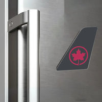 Thumbnail for Air Canada aviation design tail magnet in 3D metal with magnetic back.