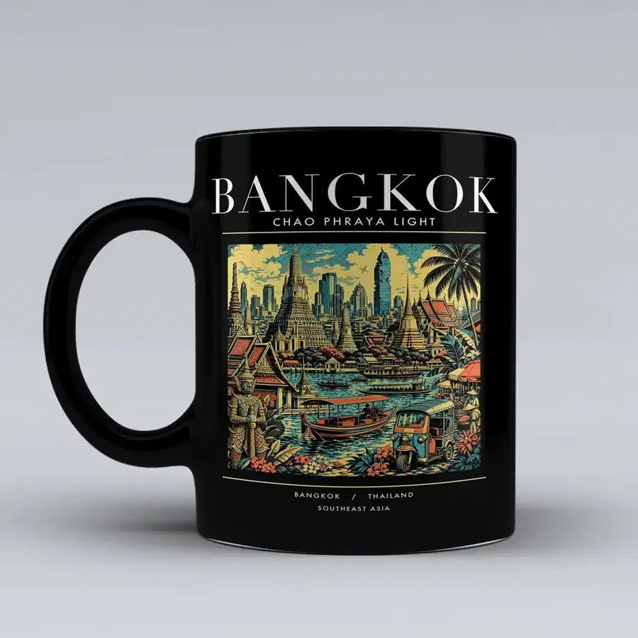BANGKOK - Poster - Mug - Black