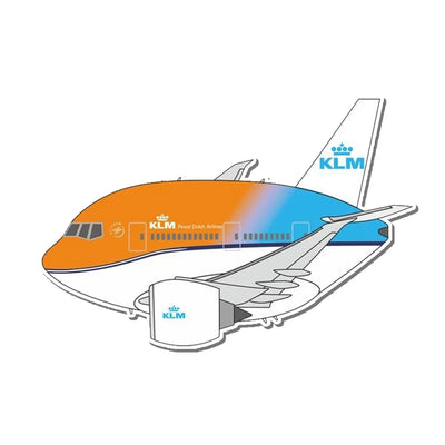 KLM Orange Pride Boeing 777 Airplanes sticker, Wide 6cm (2.3inches)