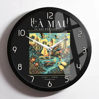 Thumbnail for CÀ MAU - Poster - Wall Clock Framed - Black