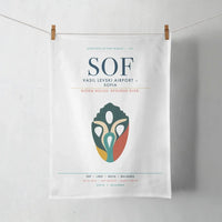 Thumbnail for Vasil Levski Airport – Sofia (SOF) design on white towel