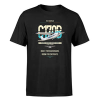 Thumbnail for Cessna 170B design on black t-shirt, single-side print