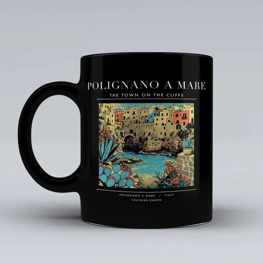 POLIGNANO A MARE - Poster - Mug - Black