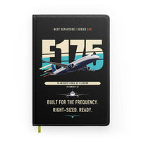 Thumbnail for Embraer E175 design on black notebook
