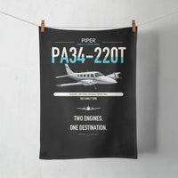 Thumbnail for Piper PA-34-220T Seneca V design on black towel