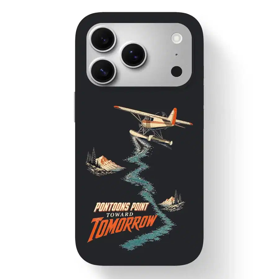 SIGNAL 586 - Pontoons Point Toward Tomorrow - MagSafe iPhone 17 Pro design on black magsafe iphone 17 pro