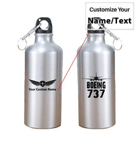 Thumbnail for Boeing 737 & Plane aviation design on thermos, vacuum-insulated.