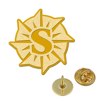 Thumbnail for Sun Country Airlines aviation hollow pin in polished alloy.