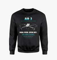 Thumbnail for DJI Air 3 design on black sweatshirt