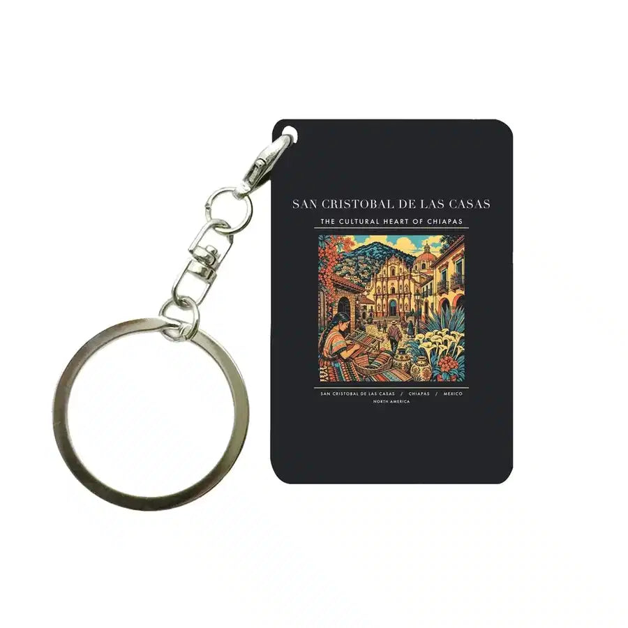 SAN CRISTOBAL DE LAS CASAS - Poster - Key Chain - Black