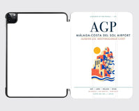 Thumbnail for Malaga-Costa del Sol Airport (AGP) design on white ipad tablet case