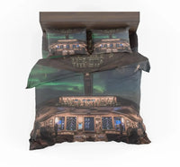 Thumbnail for Boeing 777 Cockpit aviation print bedding set, soft cotton blend.