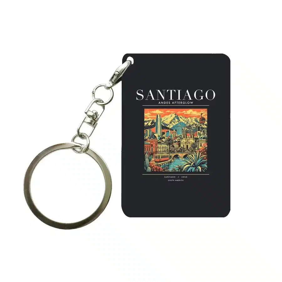 SANTIAGO - Poster - Key Chain - Black