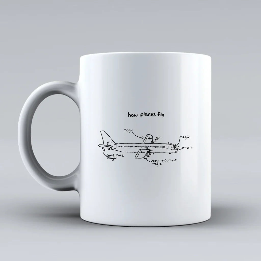 Customisable How Planes Fly Mug - view 2
