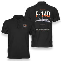 Thumbnail for F-14D TOMCAT design on black polo