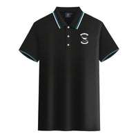Thumbnail for The Sky is not the limit, It's my playground aviation design printed on soft cotton stylish polo shirt.