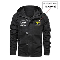 Thumbnail for Get High Every Day Sleep With A aviation design printed on heavy cotton shell with classic fit cotton jacket.