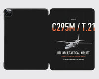 Thumbnail for Airbus C295M T.21 design on black ipad tablet case
