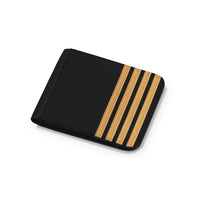 Thumbnail for Special Edition Pilot Epaulette (4,3,2 Lines) aviation wallet in leather.