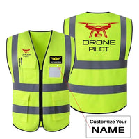 Thumbnail for Drone pilot reflective vest — UAS operator hi-vis — aviation workwear