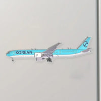 Thumbnail for Korean Air Boeing 777 Airplanes Magnets aviation airplane fridge magnet, strong neodymium core.