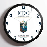 Thumbnail for Sam Ratulangi International Airport Manado (MDC) design on white framed wall clock