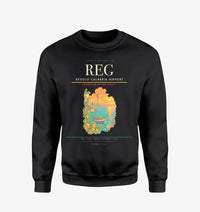 Thumbnail for Reggio Calabria Airport (REG) design on black sweatshirt
