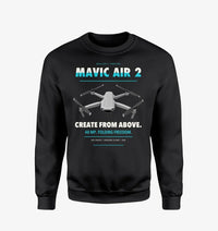 Thumbnail for DJI Mavic Air 2 design on black sweatshirt
