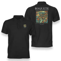 Thumbnail for BOQUETE - Poster - Double-Side Polo - Black