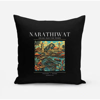 Thumbnail for NARATHIWAT - Poster - Pillow - Black
