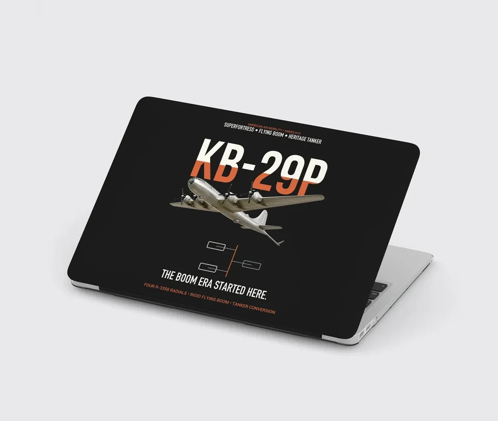 KB-29P SUPERFORTRESS design on black MacBook case