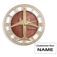 Thumbnail for Boeing 737-800 aviation design on premium wood wooden wall clock.