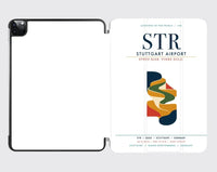 Thumbnail for Stuttgart Airport (STR) design on white ipad tablet case
