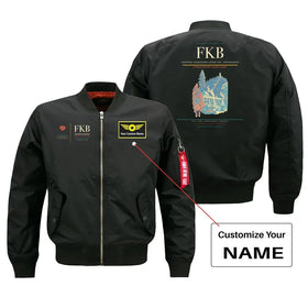 Karlsruhe–Baden-Baden Airport (FKB) Bomber Jacket