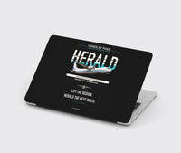 Thumbnail for Handley Page HPR.7 Dart Herald design on black MacBook case