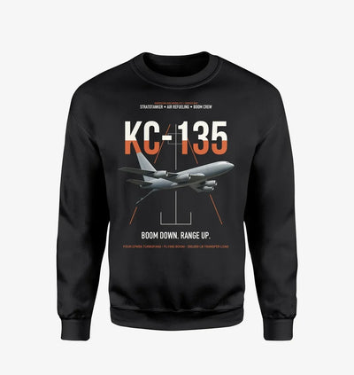 KC-135 STRATOTANKER design on black sweatshirt