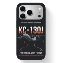 Thumbnail for KC-130J SUPER HERCULES design on black magsafe iphone case, for iPhone 17 Pro